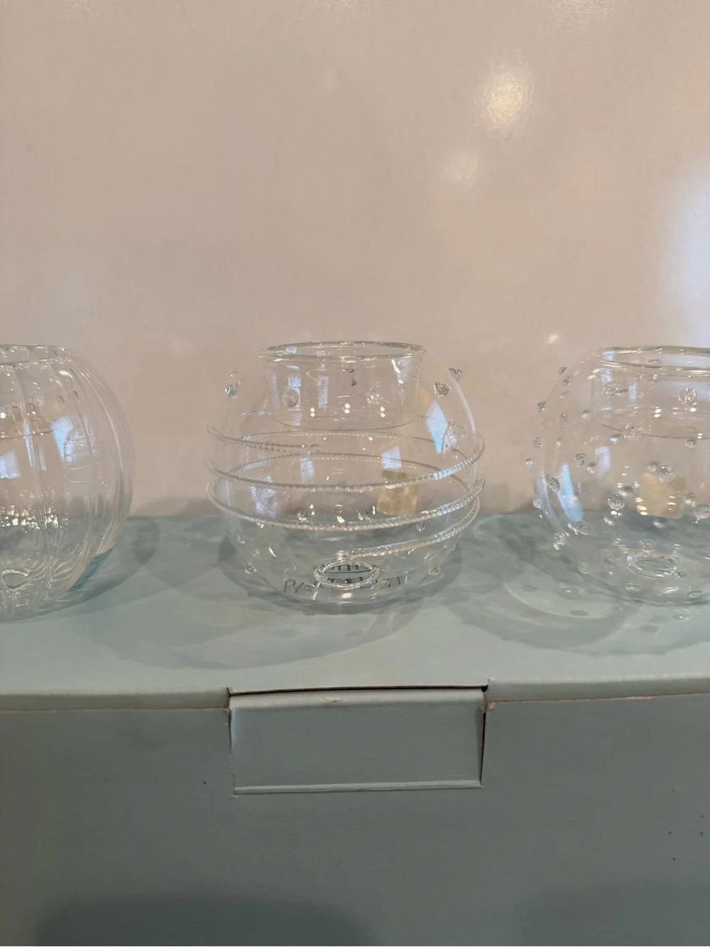 Decorative tea light candle holders